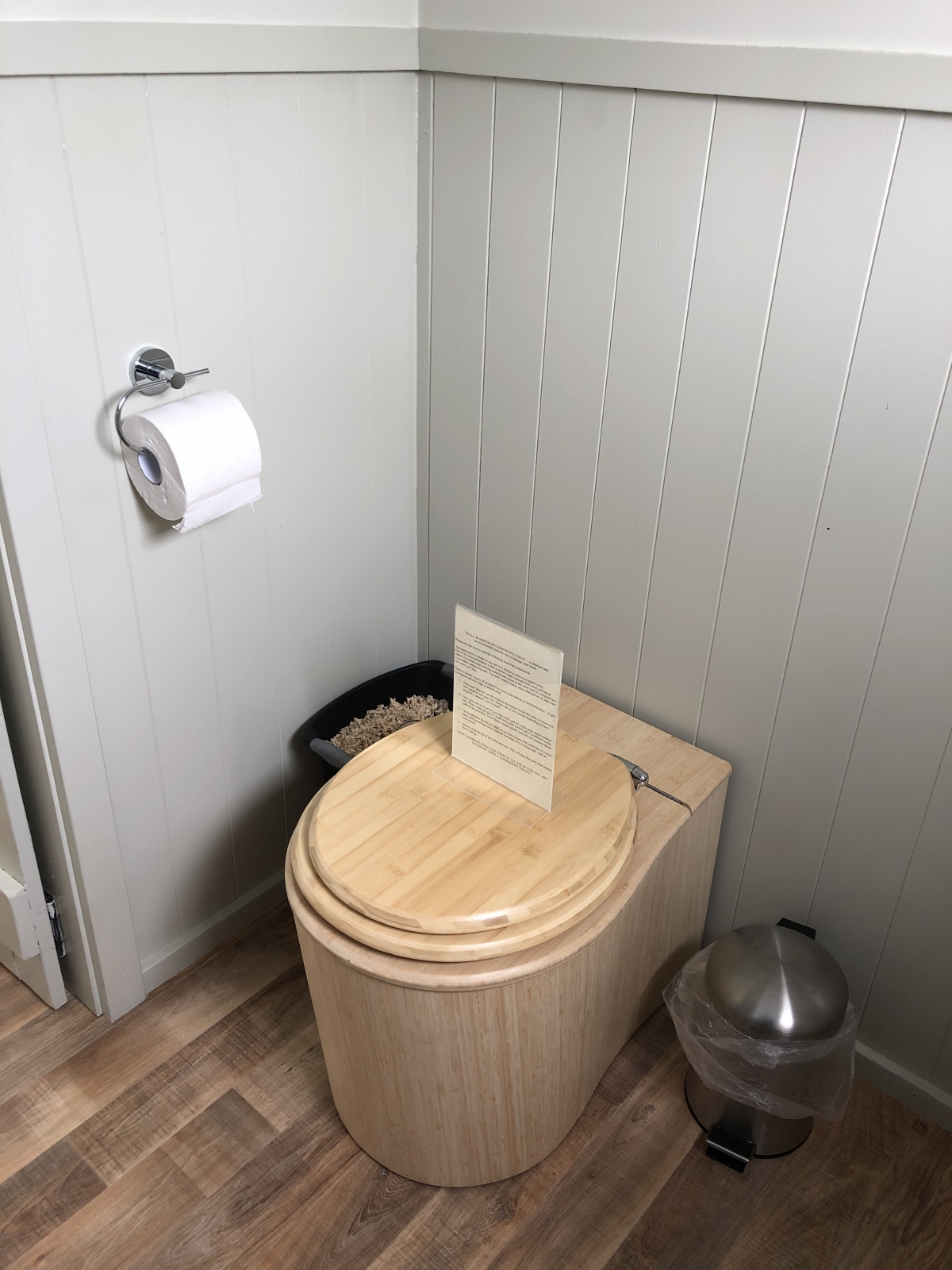 Photo of property: Bambooloo composting toilet in the ensuite bathroom
