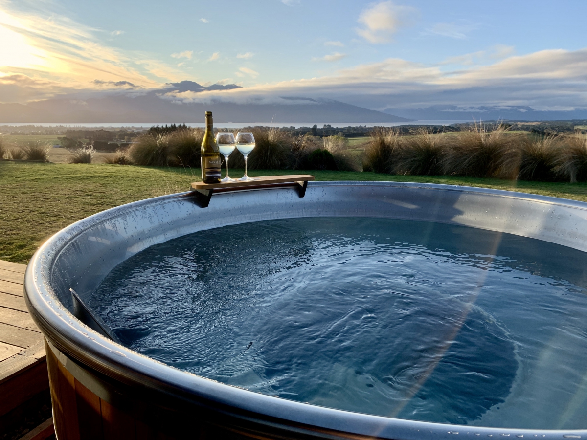 Photo of property:  Enjoy the luxury of soaking in your own private hot tub (spa pool) 