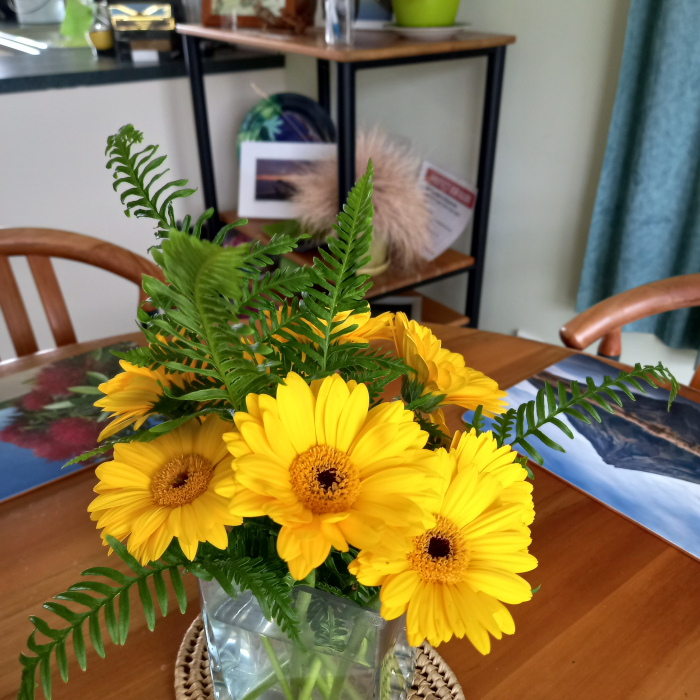 Photo of property: A,welcome withfresh flowers